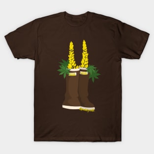 Lupine Rain Boots T-Shirt